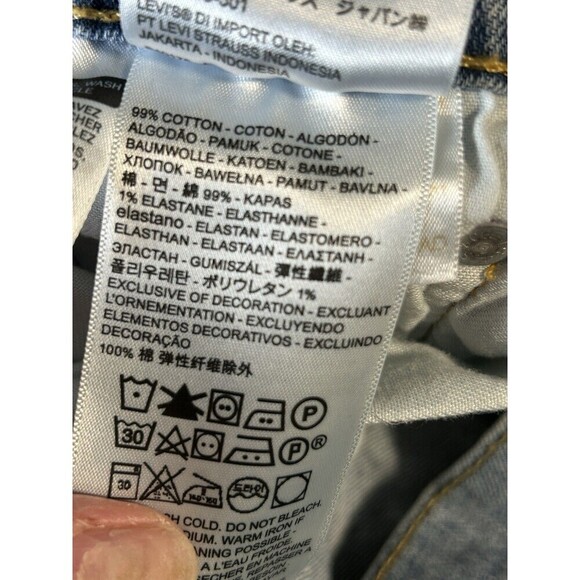 LEVI’S 505 Men’s Jeans Size 31x30 Regular Fit Straight Leg Mid-Rise Medium Wash - Picture 9 of 11